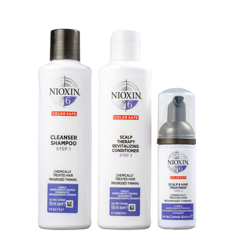 Kit Nioxin System 6 Small (3 Produtos)