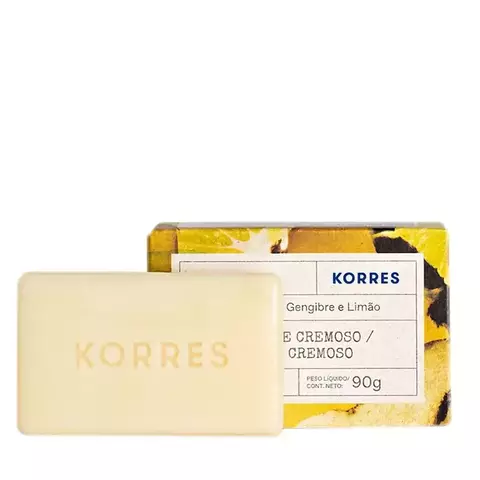Korres Gengibre & Limão Sabonete em Barra Cremoso 90g - comprar online