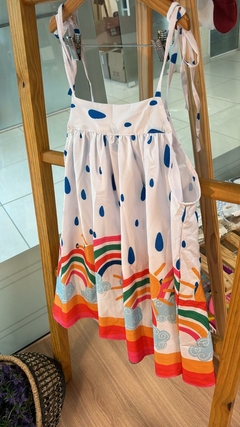 VESTIDO ALÇA AJUSTÁVEL - GOTAS na internet