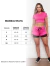 Short 2 Em 1 Feminino Dry Fit Bermuda Fitness Bolso Treino - loja online