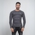 Camiseta Masculina Manga Longa Slim Roupa Casual - comprar online