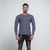 Camiseta Masculina Roupa Casual Manga Longa Slim - loja online