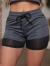 Imagem do Short 2 Em 1 Feminino Dry Fit Bermuda Fitness Bolso Treino