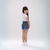 Imagem do Short Jeans Infantil Meninas Cintura Alta Hot Pants