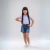 Short Jeans Lycra Feminino Meninas Infantil 4 Ao 16 - Impérios Modas