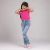 Calça Jeans Feminina Infantil Meninas Com Regulador Lycra - comprar online