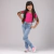 Calça Jeans Feminina Infantil Meninas Com Regulador Lycra - loja online