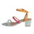 Sandália Nobuck Color Salto Flare - comprar online