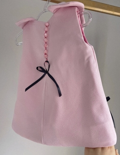 Vestido LAÇO rosa bebê - loja online