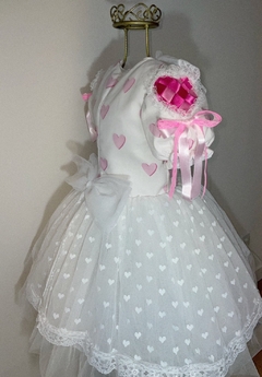 Vestido Noiva Corações na internet