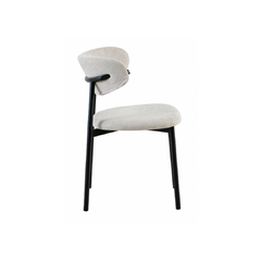 SILLA ZARO CHENILLE GRIS CLARO SET X 4 - comprar online