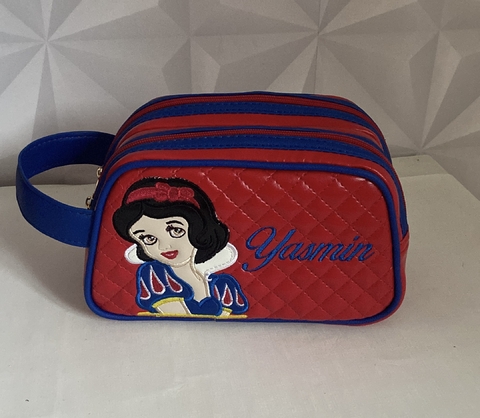 Estojo Escolar infantil duplo Personalizado bordado