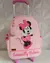 Mochila dde carrinho 35cm personalizada- Rosa bebê