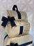 Bolsas para maternidade - Kit personalizado bege perolizado com marinho - loja online