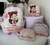 Mochila Carrinho 40cm + Lancheira + estojo duplo + Necessarie cristal