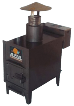 GERADOR DE VAPOR À LENHA - AÇO INOX - 12M³