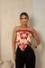 Blusa Lenço Frente Estampada Audaccia Moda na internet
