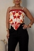 Blusa Lenço Frente Estampada Audaccia Moda