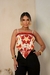 Blusa Lenço Frente Estampada Audaccia Moda na internet