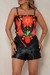 Blusa Lenço Frente Estampada Audaccia Moda - Audaccia Moda Fashion