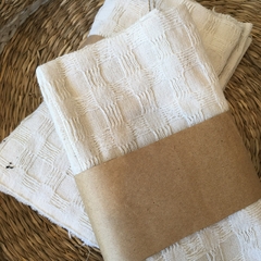 Individuales naturales x4 (01159)