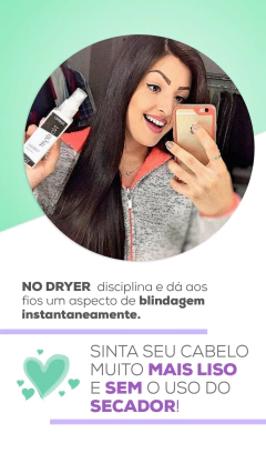 No Dryer - Sem secador e livre de frizz - 120ml - comprar online