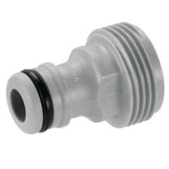 Adaptador 1/2" con rosca macho 3/4"