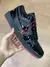 Air Jordan Low Preto/Vermelho Brilhante
