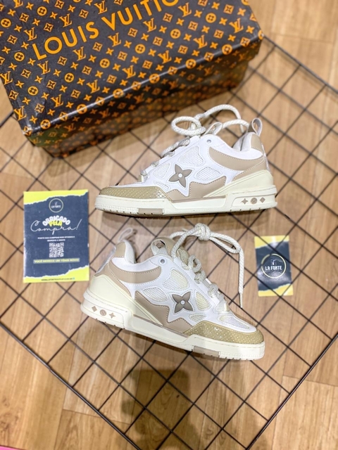 Lv Skate Sneaker Branco/Creme - comprar online