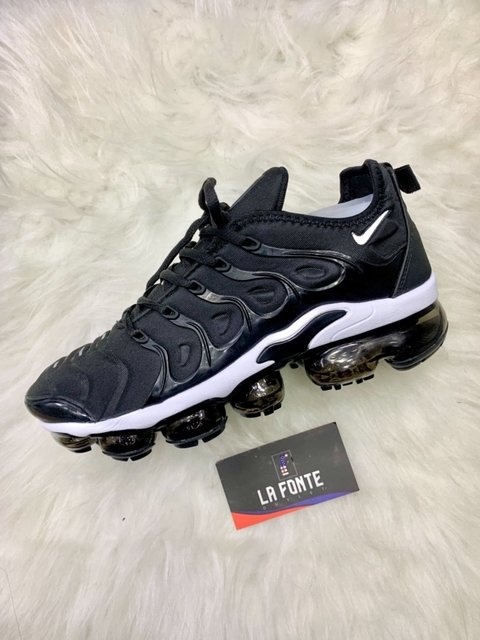 Nike Vapormax Plus Preto c/ Branco Importado Vietnã - comprar online