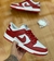 Dunk Low Vermelho/Branco