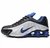 Nike Shox R4 Preto, Cinza c/ Azul