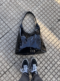 Cartera Mitta (Charol Negro) - MAXIMA BAGS