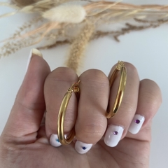 Argollas Gold - 3,5 cm - comprar online