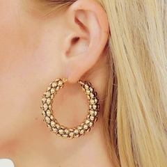 Argollas Cloud - 2,7 cm - Arlet Joyas y Accesorios