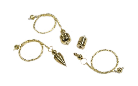 Pendulos de Bronce con Testigo