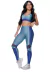 Conjunto Fitness Feminino Calça Legging e Top Sem Bojo