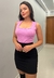 Body Feminino Canelado Com Bojo Estilo Conforto Elegante