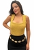 Body Feminino Canelado Com Bojo Estilo Conforto Elegante