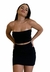 Conjunto Feminino Top Tomara que Caia Com Bojo e Saia Justa