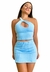 Conjunto Feminino Cropped Com Decote Sem Bojo Shorts Saia