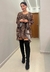 Vestido Boho Chic em Chiffon Babados e Decote com Amarração - loja online
