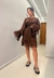 Vestido Boho Chic em Chiffon com Babados e Manga Flare