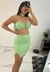 Conjunto Cropped Feminino com Saia em tecido laurel - loja online