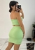 Conjunto Feminino Cropped Faixa com Saia em tecido laurel na internet
