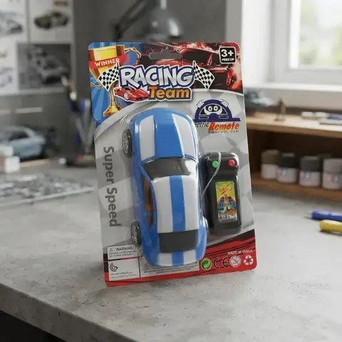 Auto en Blister a Radio Control 14 cm Sebigus | Vehículo Infantil Control Remoto