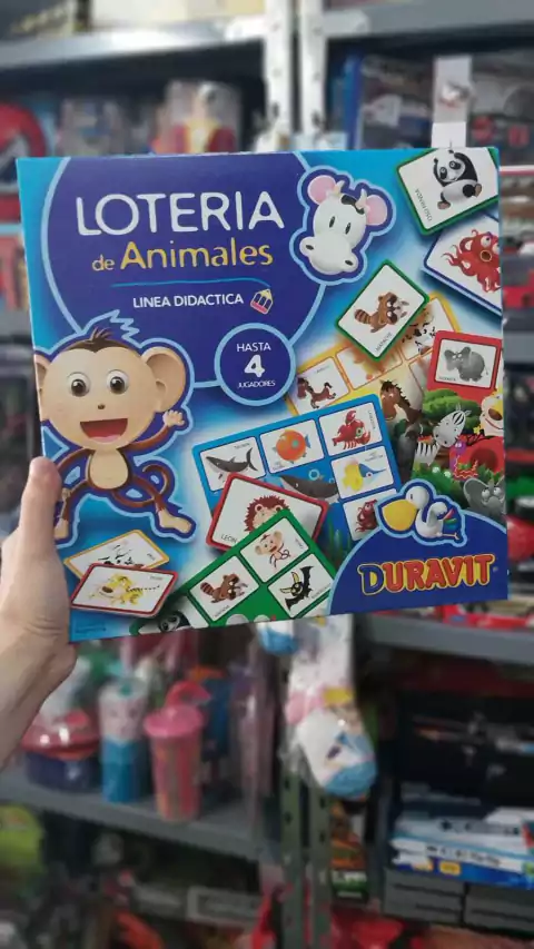 Juego didactico mi primer LOTERIA Animales Duravit