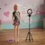 Muñeca Tiny Influencer 30cm + Aro De Luz Articulada - comprar online