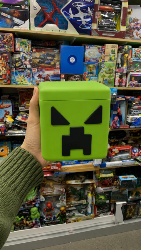 Caja de Bloques Magnéticos Minecraft 312 Pzs my world Creativo Niños (Online)