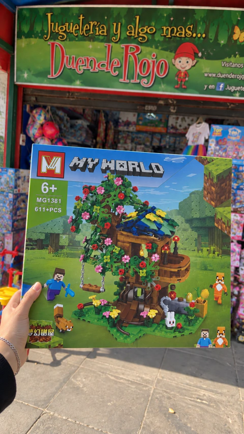 lego minecraft casa del arbol 611 piezas set construccion (o)